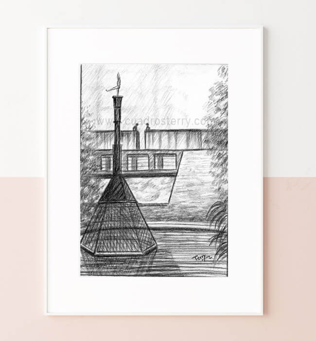 Lámina Parque Zubimusu, Donostia