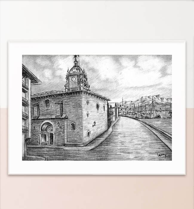 Lamina-Cuadro-san-pedro– Guipuzcoa