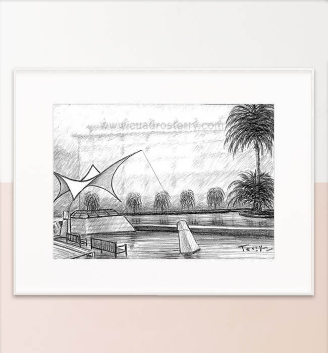 Jose Maria Sert Square Print - San Sebastian