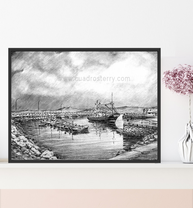 lamina-hondarribia-puerto